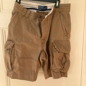 Ralph Lauren Polo cargo shorts size 32 brown